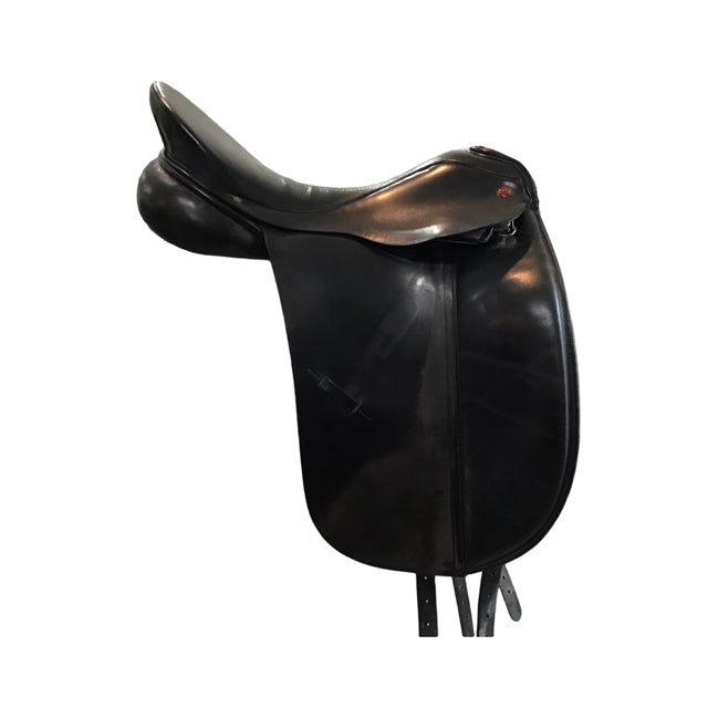 18" Albion SL Medium Wide Tree Used Dressage Saddle - C