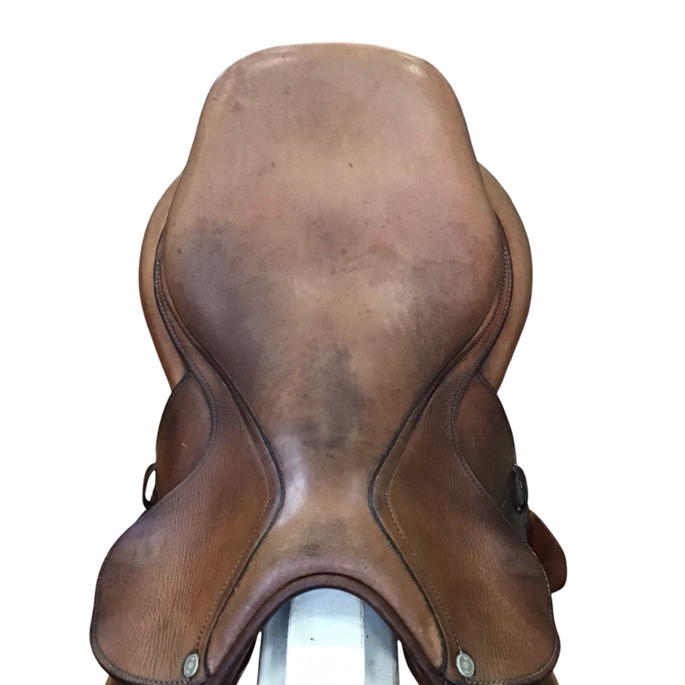 17.5" Antares Monoflap Medium/Wide Used Hunter/Jumper Saddle - H