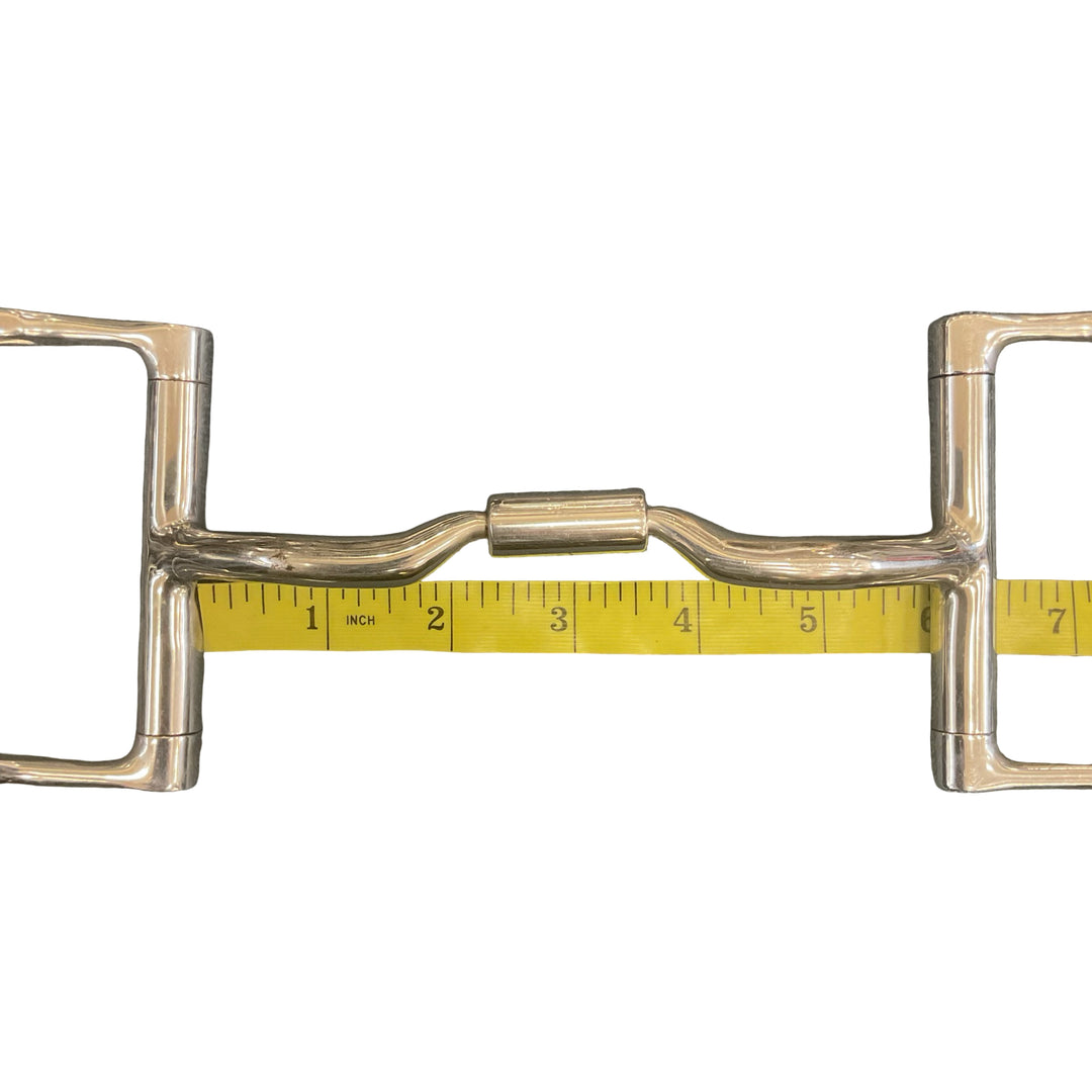 Myler 5.75" Low Port Comfort Snaffle w/ Roller and Hooks Used