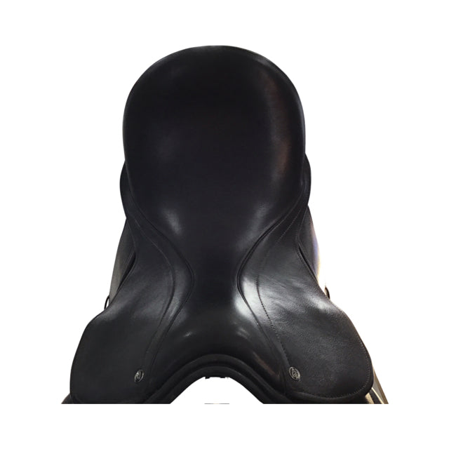 17.5" County Perfection X-Wide Tree Used Dressage Saddle - C