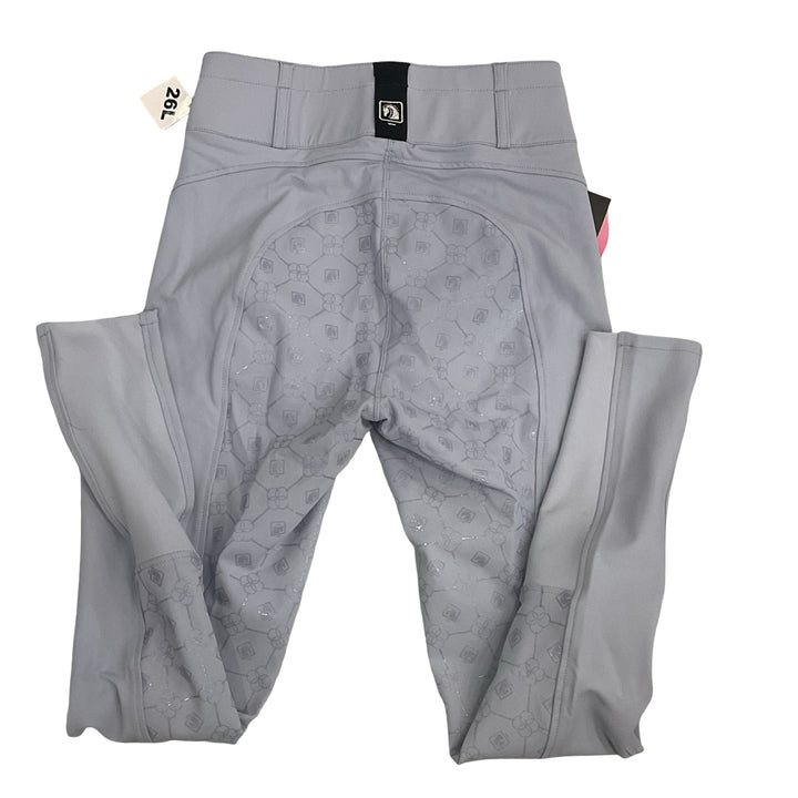 Romfh Women's 26 Isabella Full Seat Schooling Breech Mist Grey New