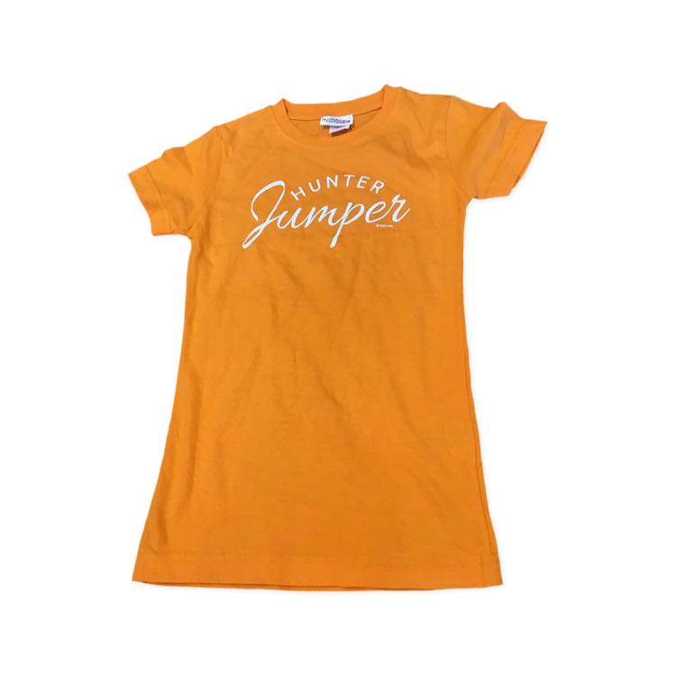 Childs new orange hunter jumper M top B