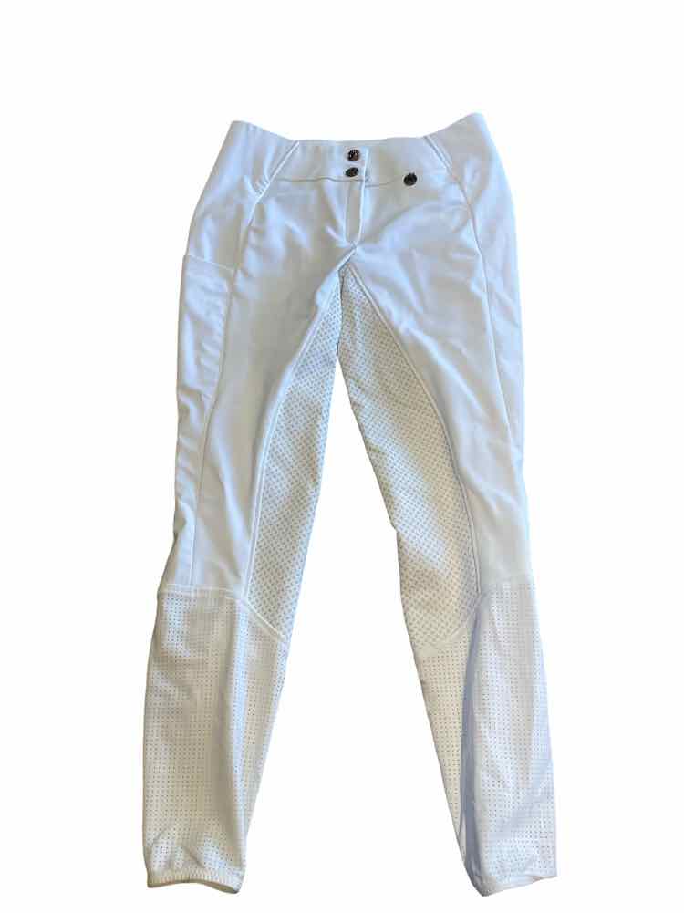 Ladies new white size 28 full seat breech B