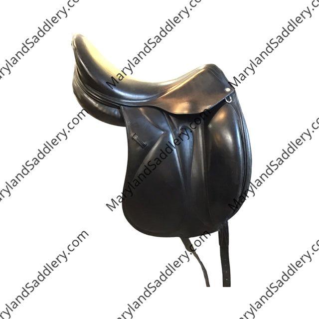 17.5" Devoucoux Makila Arcade Normale Tree Monoflap Dressage Saddle - C