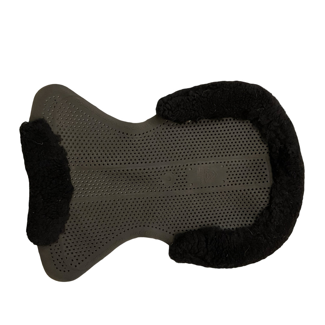 Acavallo Gel NS-FS Classics FS Cut-Out Flat Half Pad Black Used