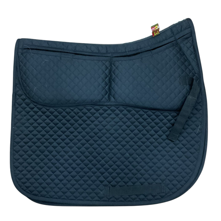 ECP Cotton Correction Shimmable Black Dressage Pad New - H