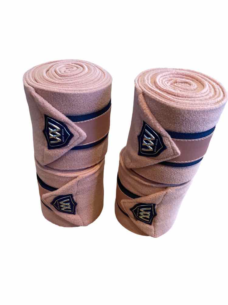 Woof wear rose gold/ navy new full size polo wraps B