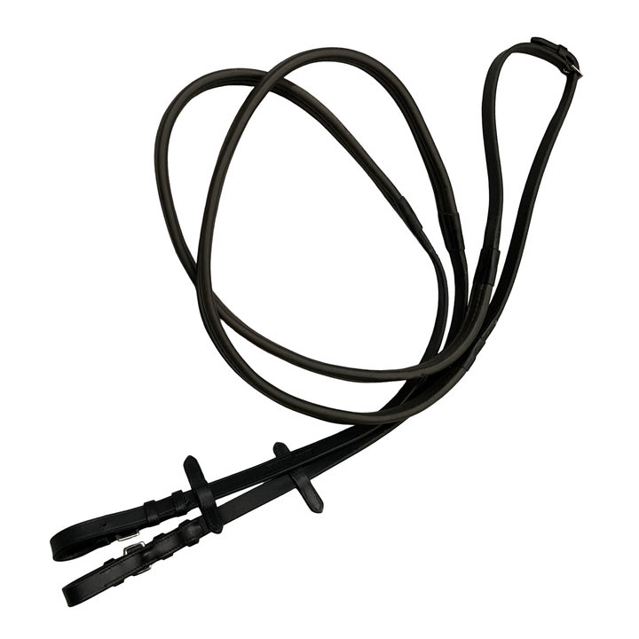 Thinline 60" Soft Grip Leather Reins Black Used
