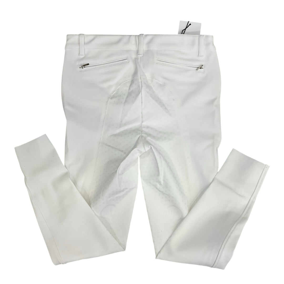 EGO7 Women's 42 Full Seat Dressage FG Show Breech White New - H