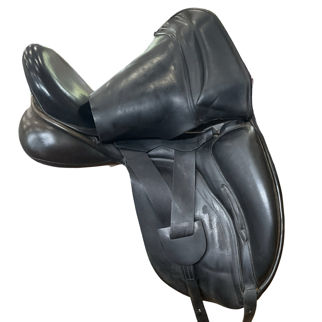 17.5" Hulsebos Dress CC Wide Used Dressage Saddle