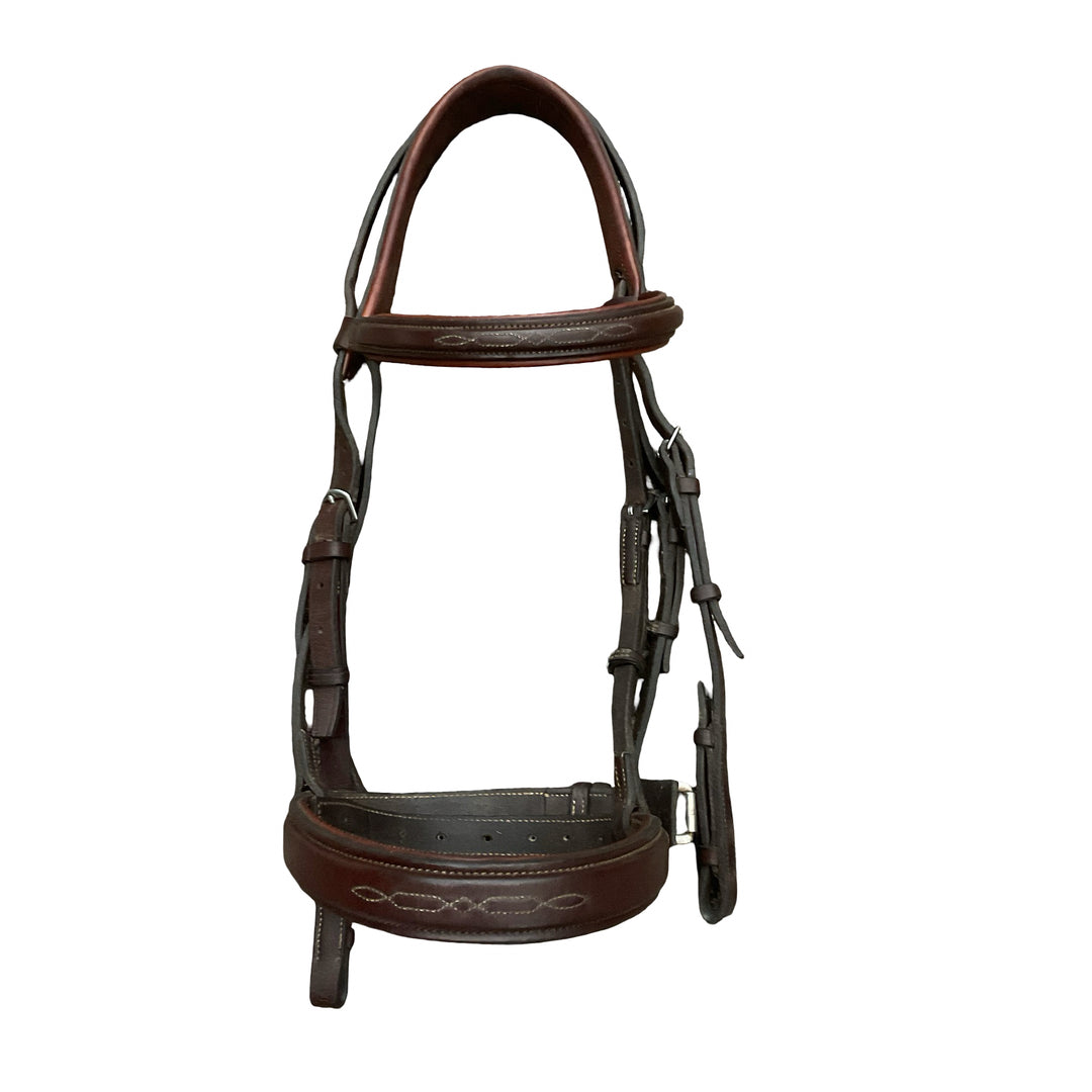 Devoucoux Small Padded Hunter Bridle Brown Used