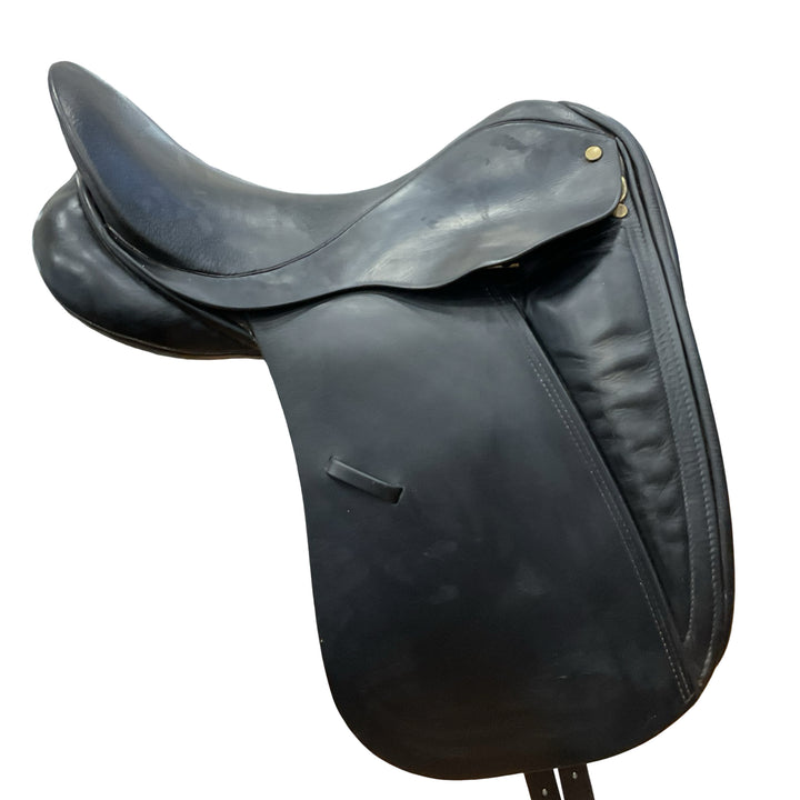 16.5" Unbranded Adjustable Crank Used Dressage Saddle - H