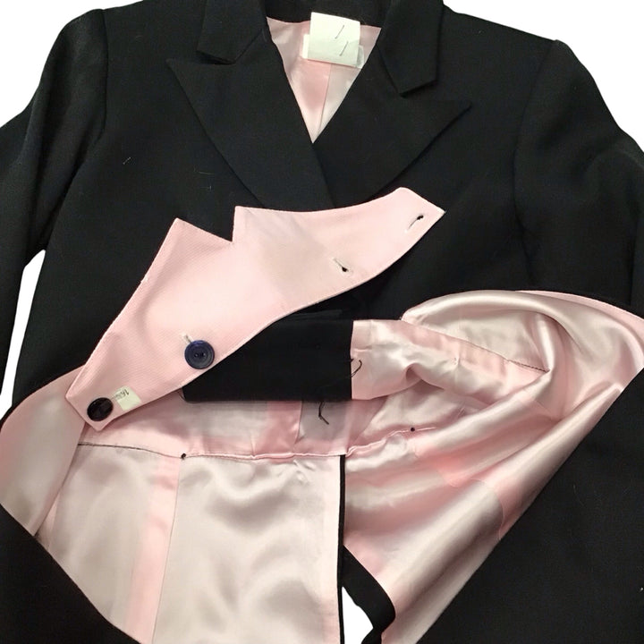Marigold Children's 16 Shadbelly Black w/ Pink Underside & Pink Points Used - H