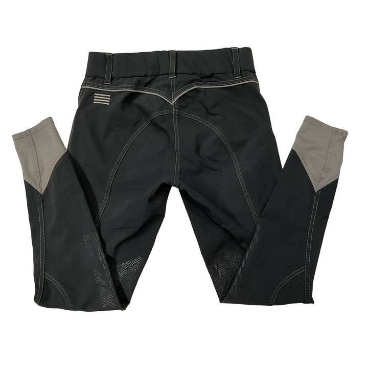 GhoDho Women's 28 Knee Patch Schooling Breech Dark Grey Used