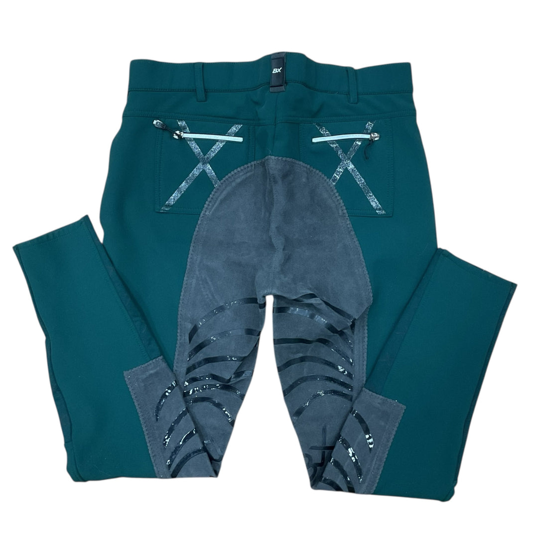 B Vertigo Women's 32 Winter Full Seat Schooling Breech Green Used - H