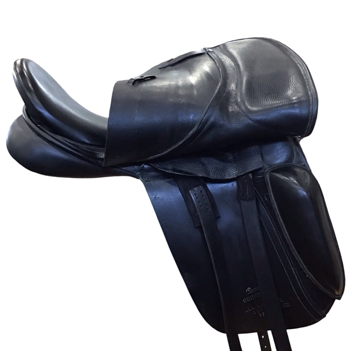 17" County Connection Medium Used Dressage Saddle - H