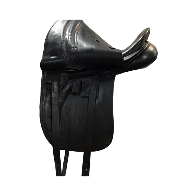 17.5" Albion Legend 5000 Medium Tree Used Dressage Saddle - C