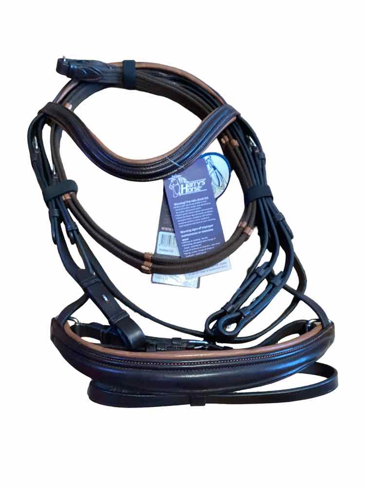Harryshorse new brown full size flash bridle B