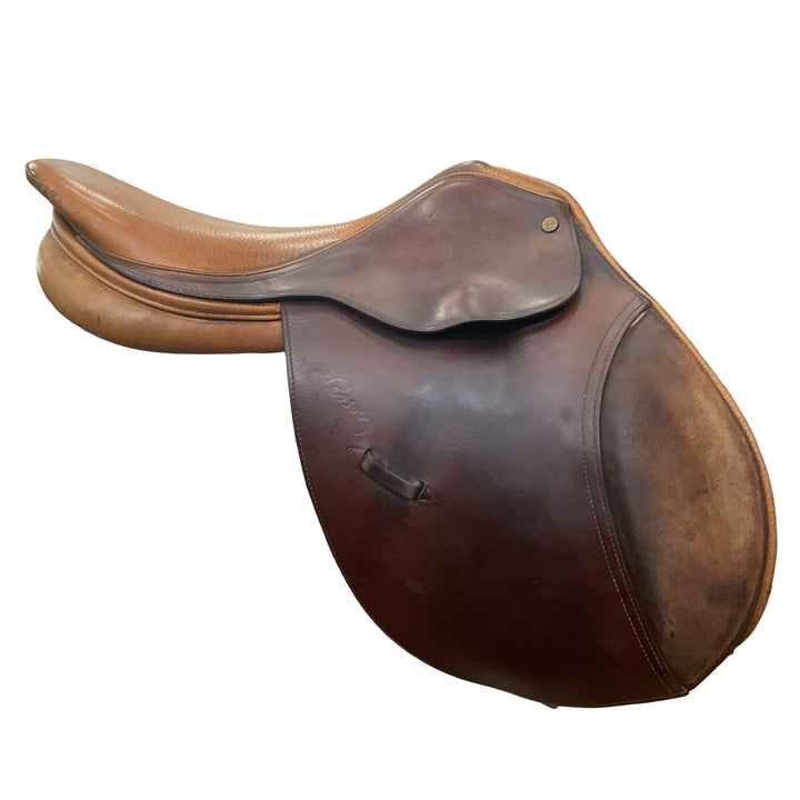 16.5" Pessoa Med/Narrow Used Hunter/Jumper Saddle