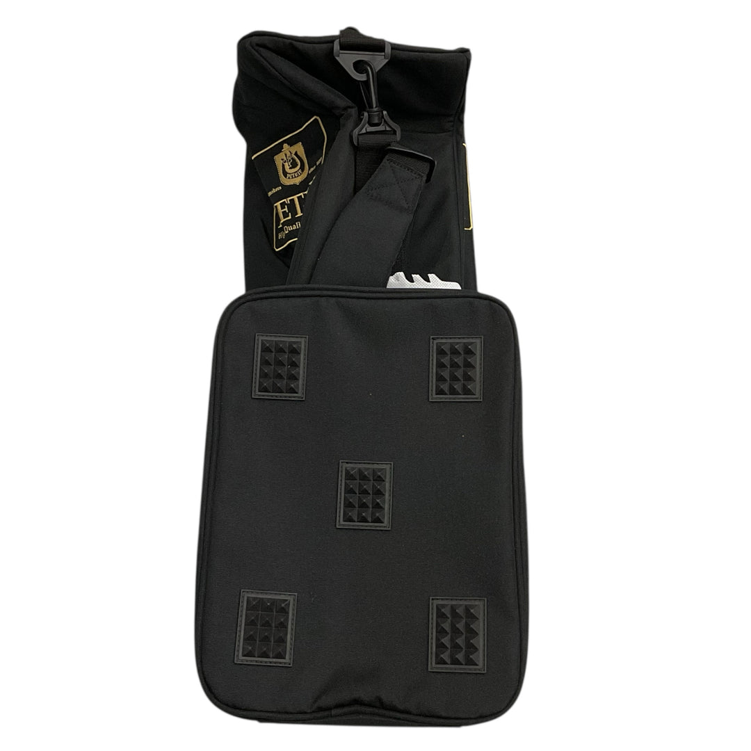 Petrie Canvas Boot Bag Black New - H