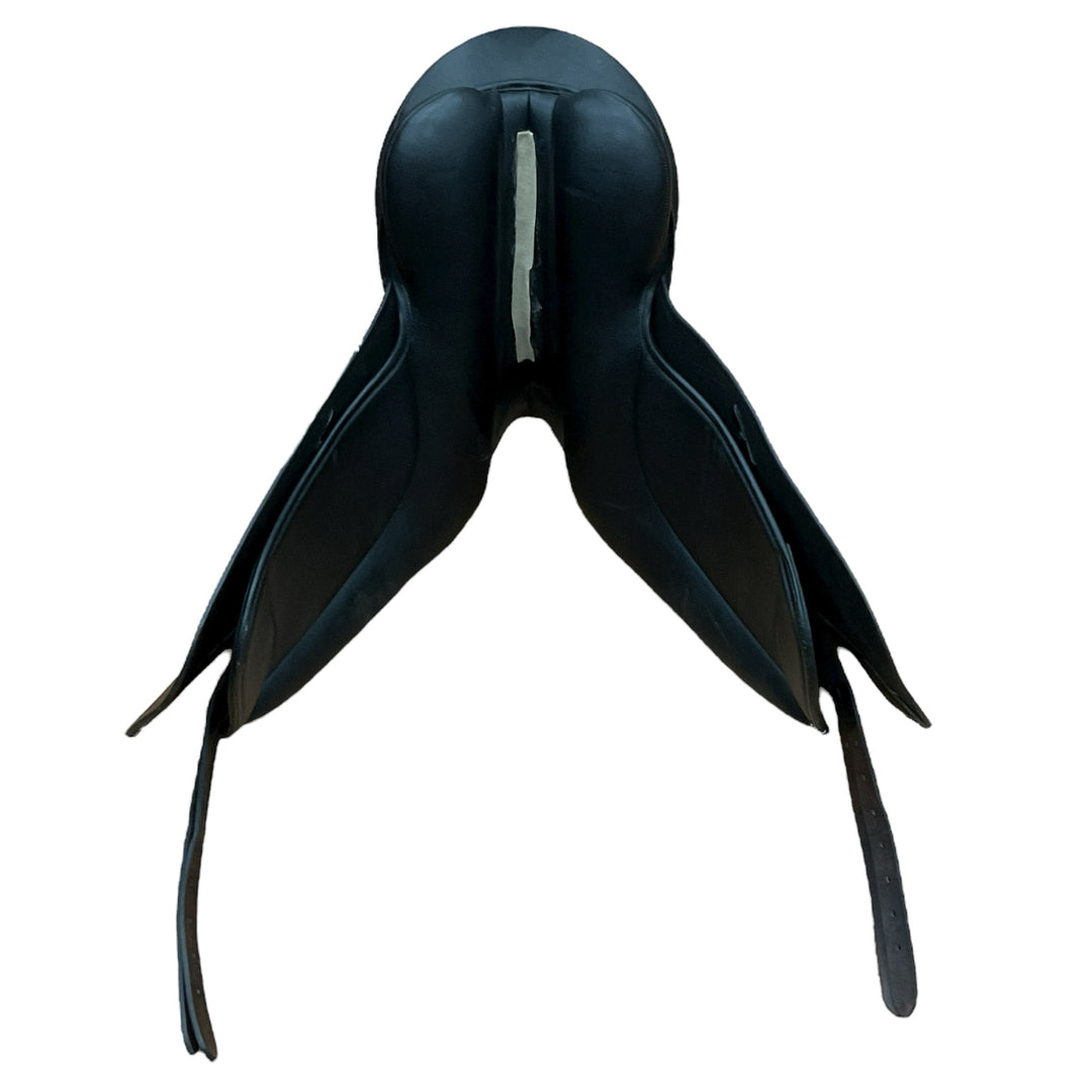 17" Bates Caprilli Medium Used Synthetic Dressage Saddle - H