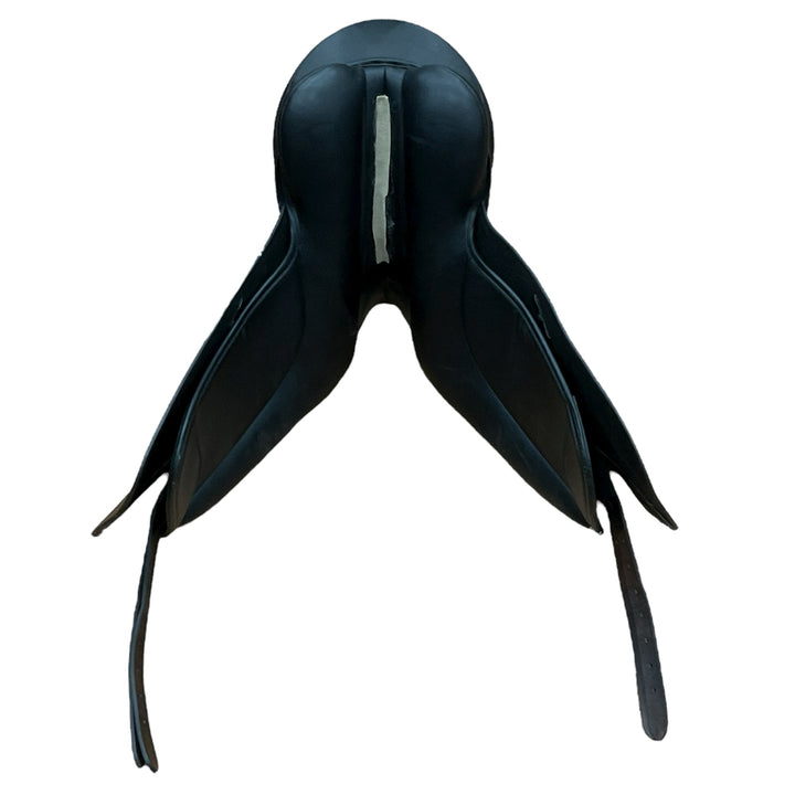 17" Bates Caprilli Medium Used Synthetic Dressage Saddle - H