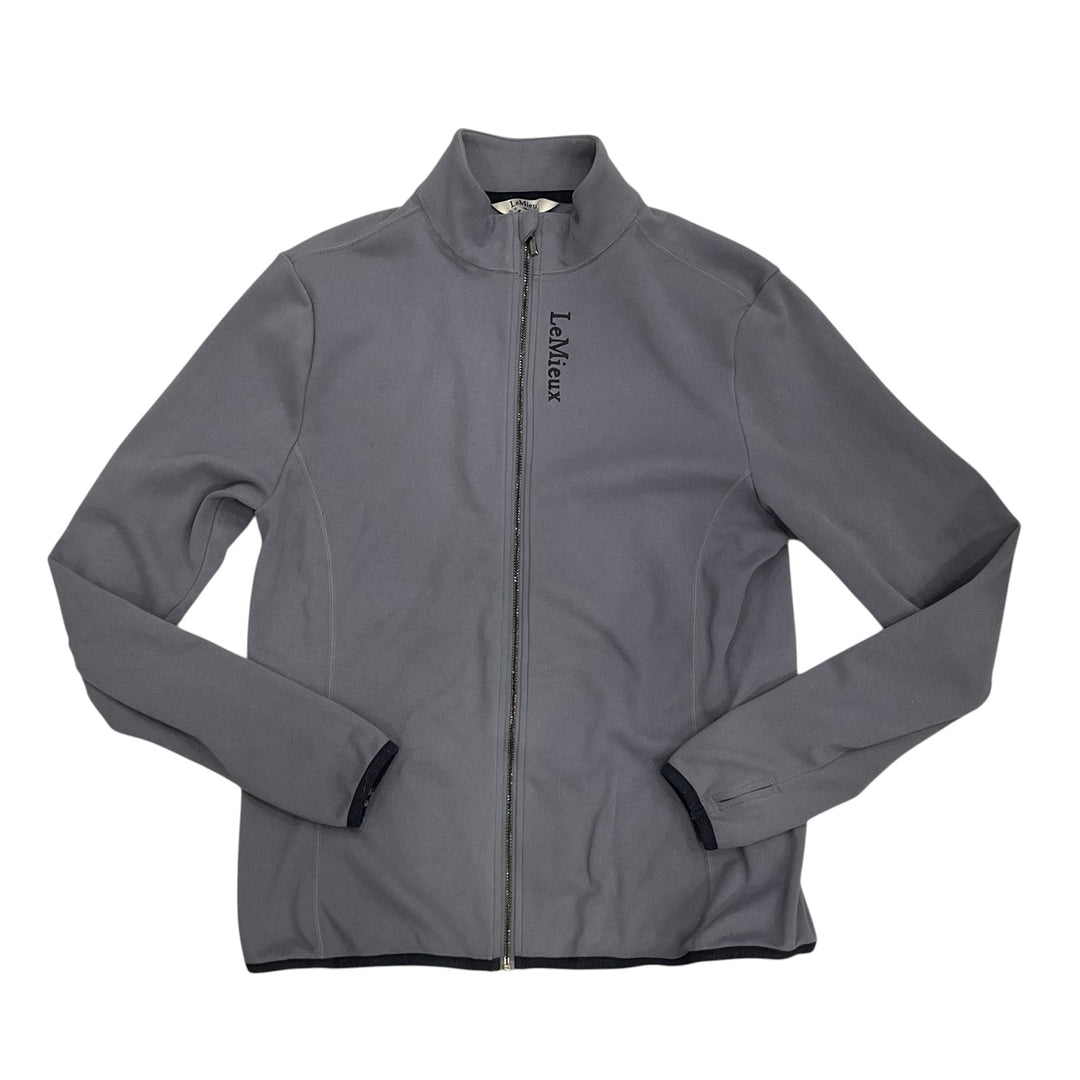 LeMieux Women's 6 Full Zip Fleece Jacket Jay Blue Used - H