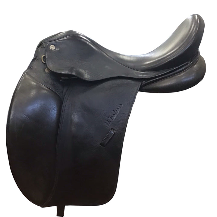 18" M. Toulouse Aachen Genesis Adjustable Used Dressage Saddle - H