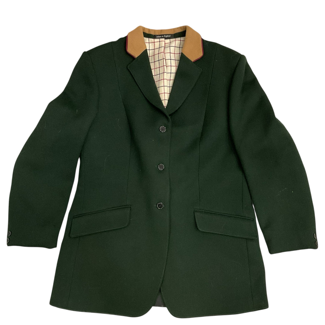 The Hunting Shop Men's Custom Green Wool Hunt Coat Used - H