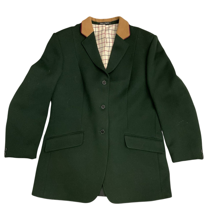 The Hunting Shop Men's Custom Green Wool Hunt Coat Used - H