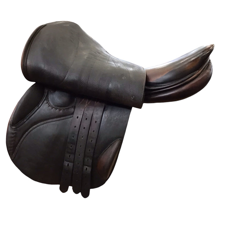 17" Butet Premium Half-Deep Medium Used Hunter/Jumper Saddle - H