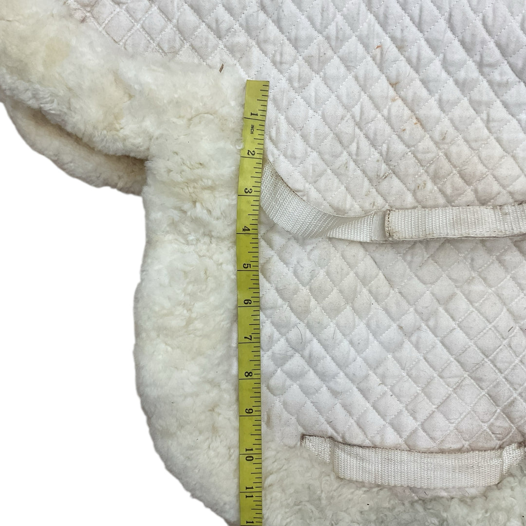 Sheepskin Fitted White Show Pad Used - H