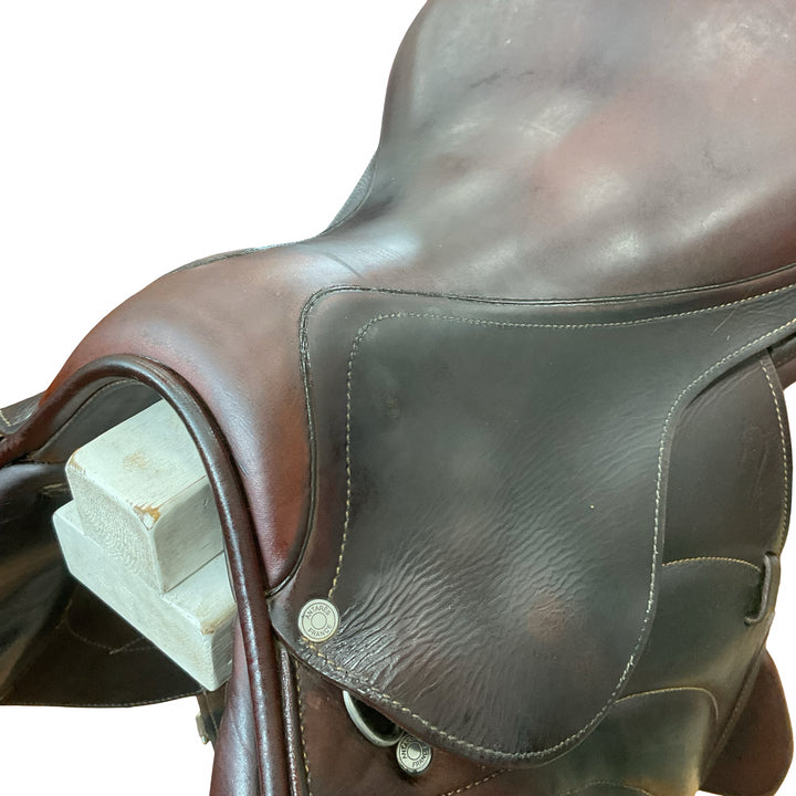 17.5" Antares Monoflap Med/Wide Used Hunter/Jumper Saddle