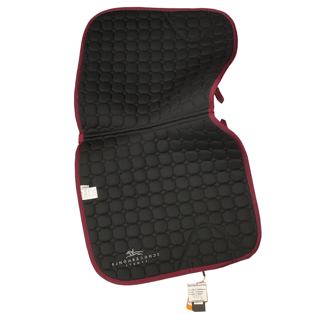 Schockemohle Dressage Saddle Pad Dark Cherry New