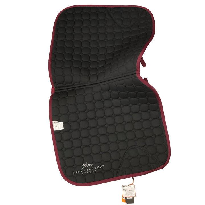Schockemohle Dressage Saddle Pad Dark Cherry New