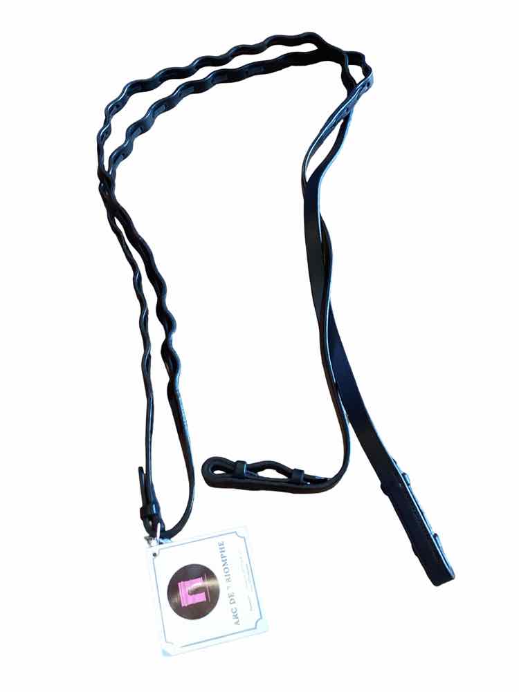 Adt single lace reins new black full size