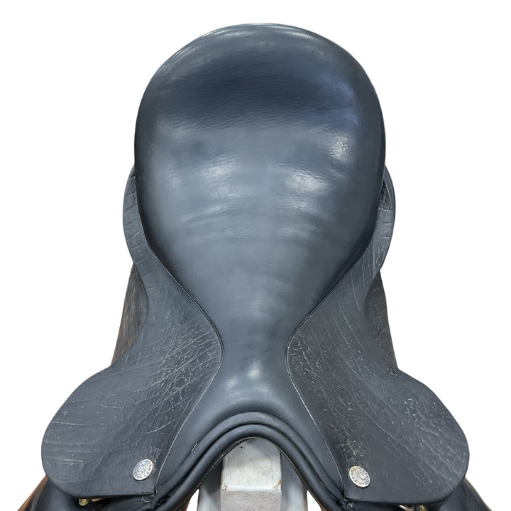 17.5" Frank Baines Elegance Wide Used Dressage Saddle - H