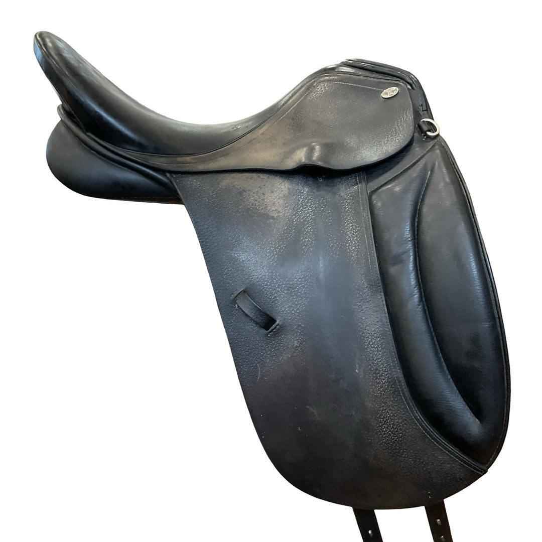 17" Jorge Canaves by Thornhill Vienna II 30cm Medium Used Dressage Saddle