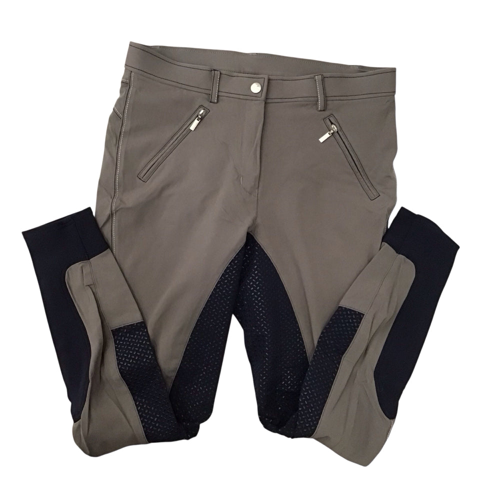 Schoeller Women's 26 Full Seat Schooling Breech Grey Used - H