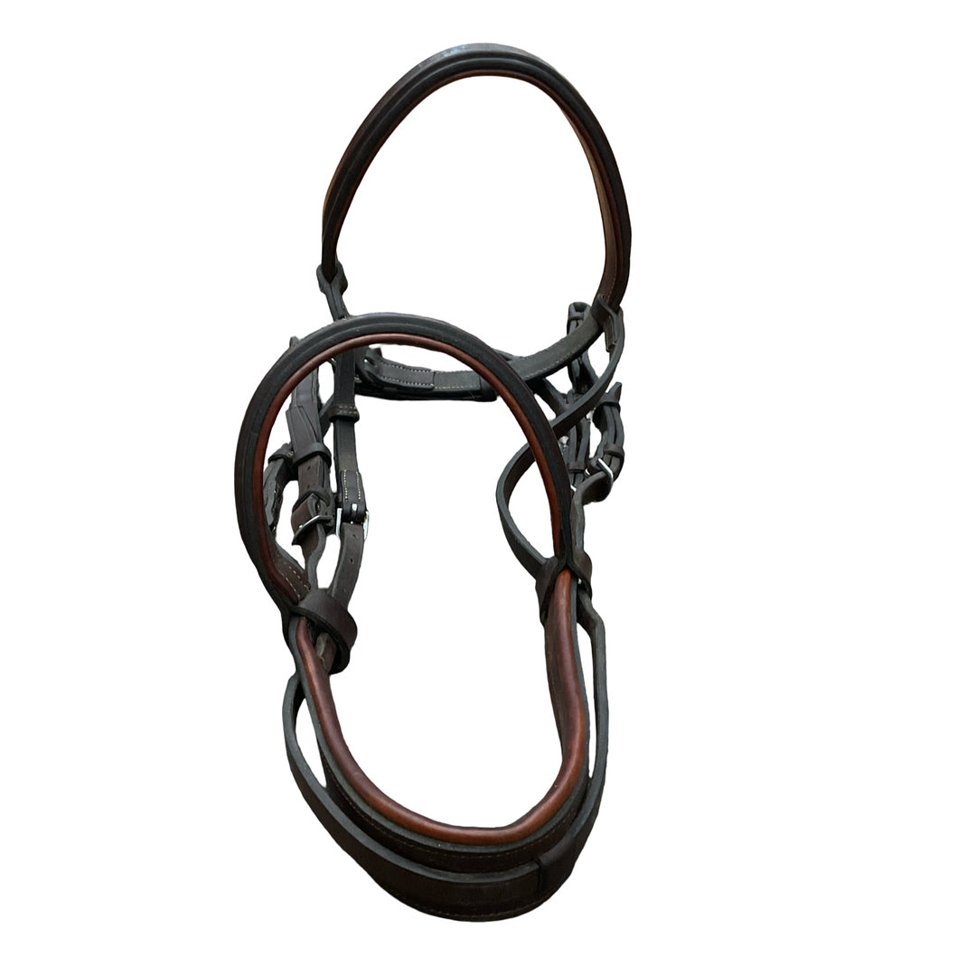 Devoucoux Small Padded Hunter Bridle Brown Used