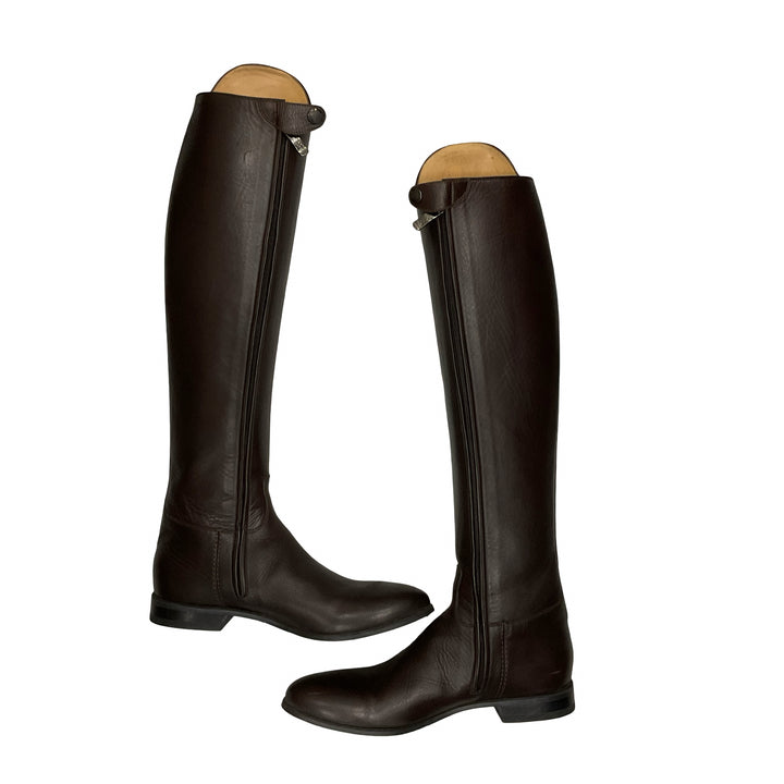ALBERTO FASCIANI WOMEN SHOE SIZE 42 BROWN RIDING BOOTS