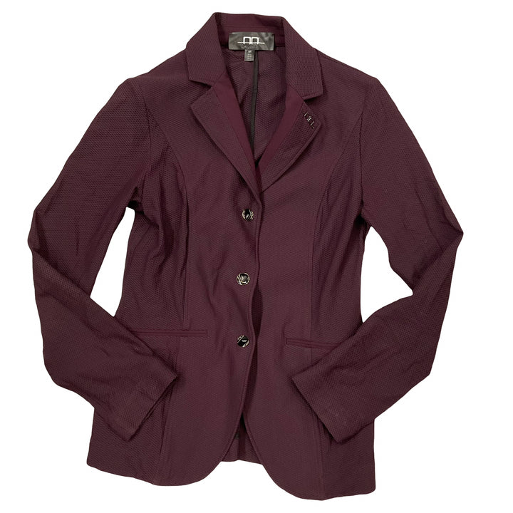 Alessandro Albanese Women's Medium Mesh Show Coat Plum Used