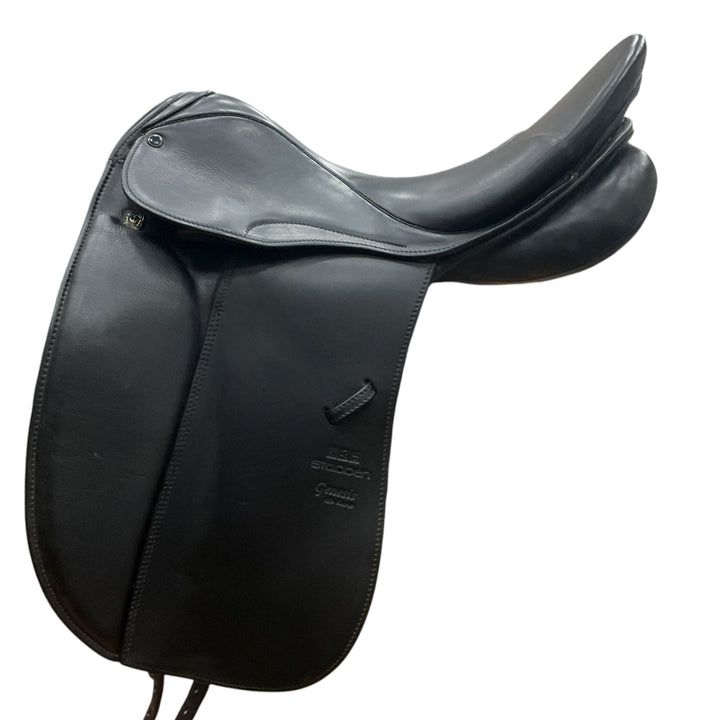 18" Stubben Genesis De Luxe 29cm Medium Used Dressage Saddle - H