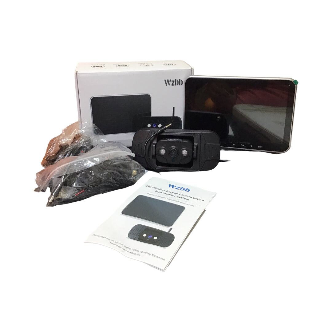 Wzbb 8" Wireless Backup Camera New