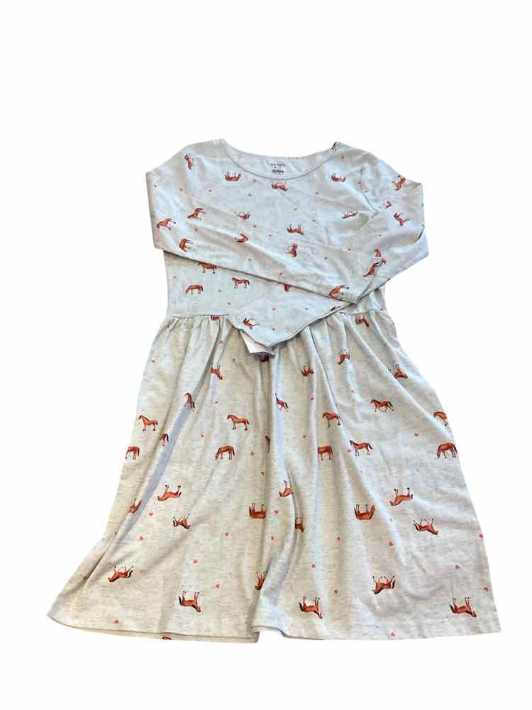 CARTERS 12 Jersey Horse Print Dress NEW B