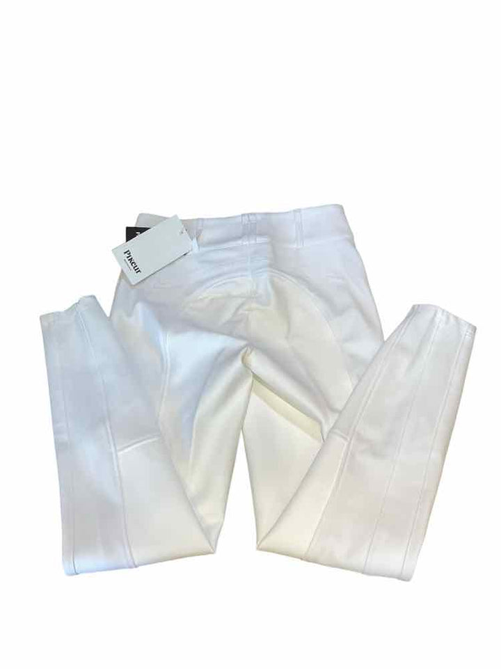 PIKEUR new ladies white show breech full seat size 26R