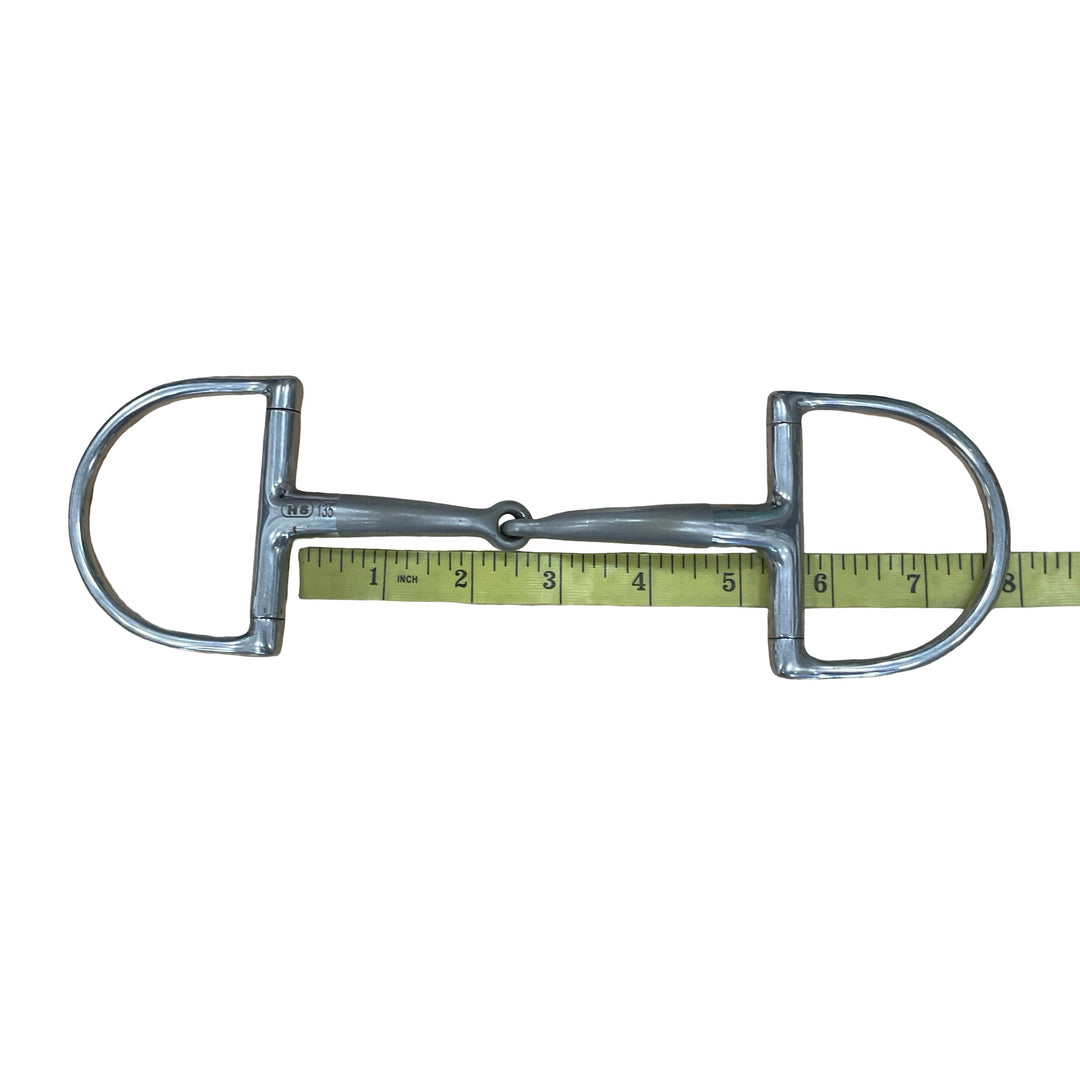 Herm Sprenger 5.25" Satinox D-Ring Single Joint Snaffle Used