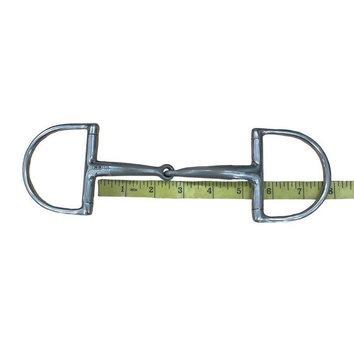 Herm Sprenger 5.25" Satinox D-Ring Single Joint Snaffle Used