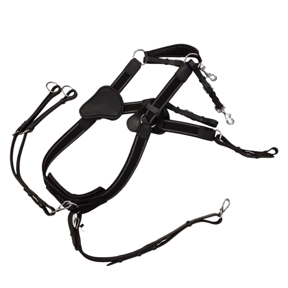 Flexible Fit Equestrian Cob 5-Point with Running Attachment New - H