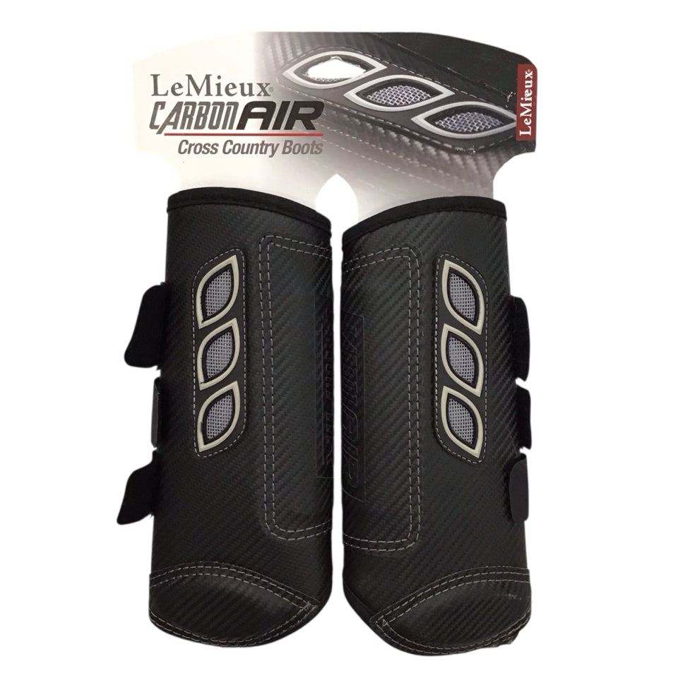 LeMieux Small Hind Carbon Air Cross Country Boots New - H
